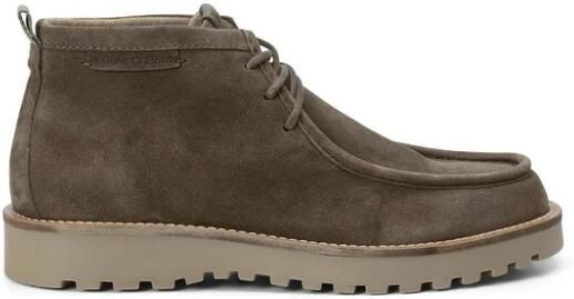 Marc O'Polo Boots van runder suède met profielzool