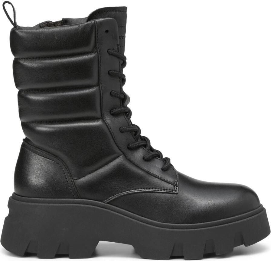 Marc O'Polo Veterschoenen met binnenzijde rits Black Dames