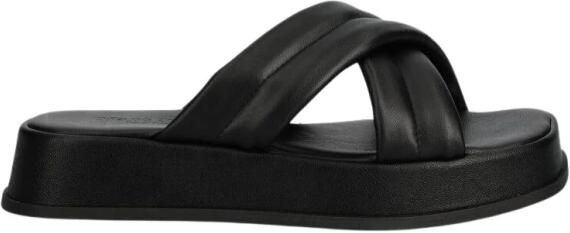 Marc O'Polo Elegant Platform Mule Black Dames