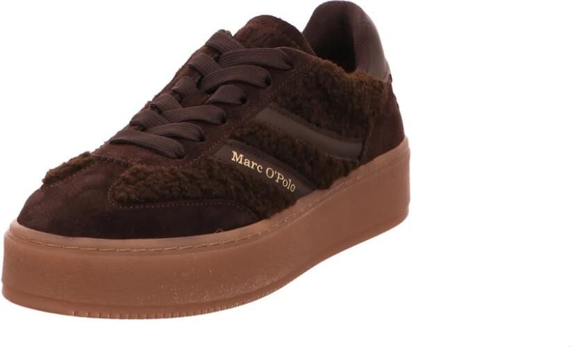 Marc O'Polo Sneakers laag 'Edith' donkerbruin