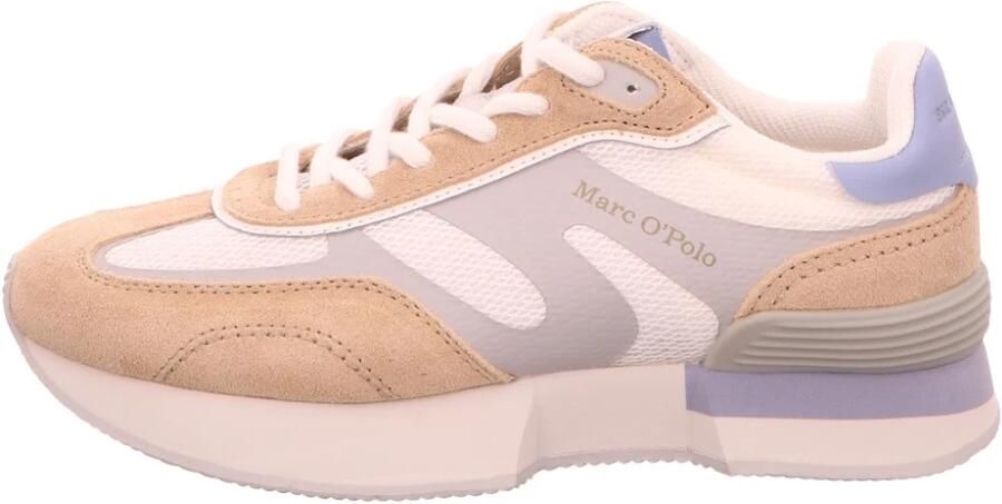 Marc O'Polo Low-top-sneakers van echt mix van leer en textiel model 'Cortney W2M' - Foto 6