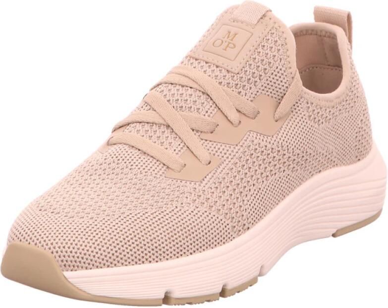 Marc O'Polo Low-top-sneakers van echt mix van leer en textiel model 'Cortney W2M' - Foto 3