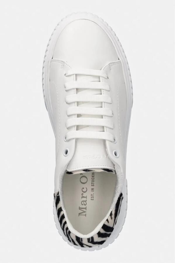 Marc O'Polo Low-top-sneakers van leermix Model 'Svea 9AF1' - Foto 4