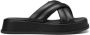 Marc O'Polo Elegant Platform Mule Black Dames - Thumbnail 1