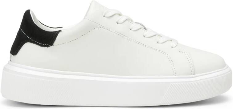 Marc O'Polo Sneaker van runderleer met suède inzetstukken Beige Dames - Foto 1