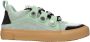 Marcelo Burlon Groene Leren Sneakers Sporty Glam - Thumbnail 1