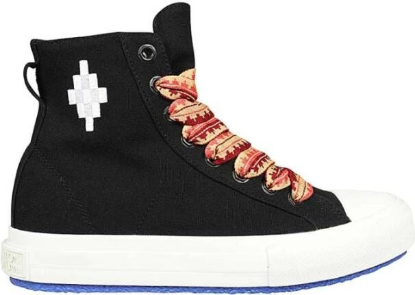 Marcelo Burlon Hoge Sneakers van Katoen Ronde Neus