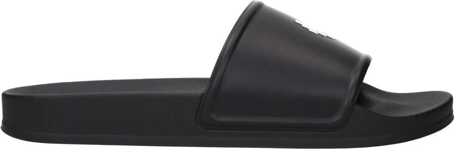 Marcelo Burlon Rubber slides with logo Zwart Heren - Foto 2