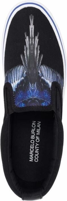 Marcelo Burlon Zwarte Instap Sneakers voor Heren Black - Foto 4