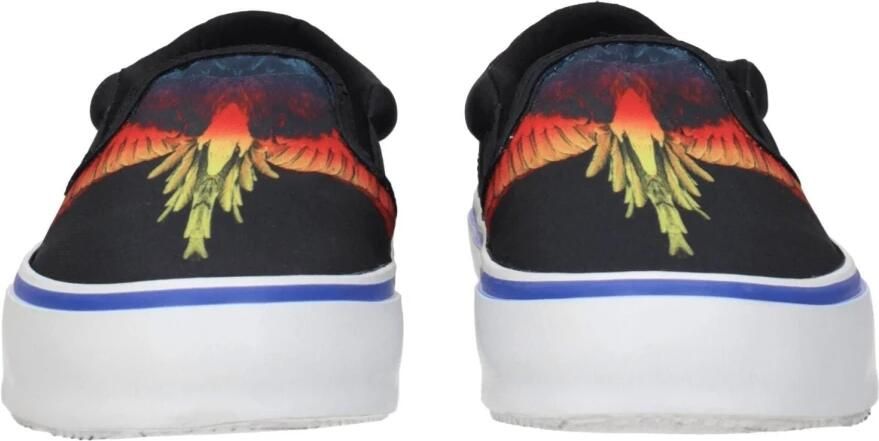Marcelo Burlon Zwart Rode Sneakers Hoogwaardig en Stijlvol Zwart Heren