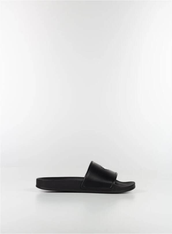 Marcelo Burlon Rubber slides with logo Zwart Heren - Foto 5