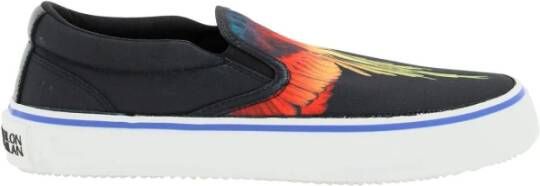 Marcelo Burlon Zwart Rode Sneakers Hoogwaardig en Stijlvol Black Heren