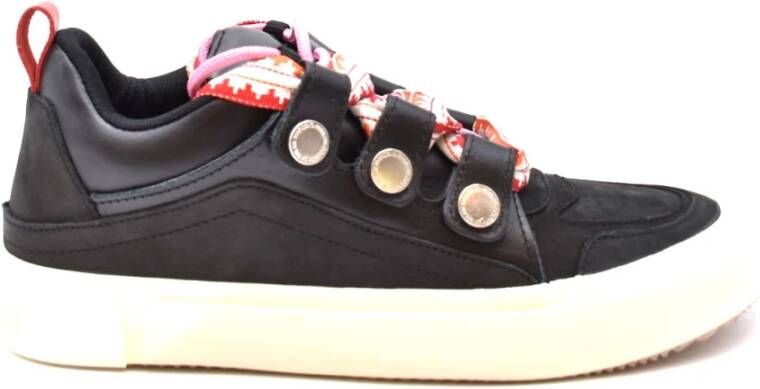 Marcelo Burlon men shoes cotton trainers sneakers Ticinella Zwart Heren