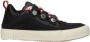 Marcelo Burlon Vintage Zwarte Leren Sneakers - Thumbnail 1