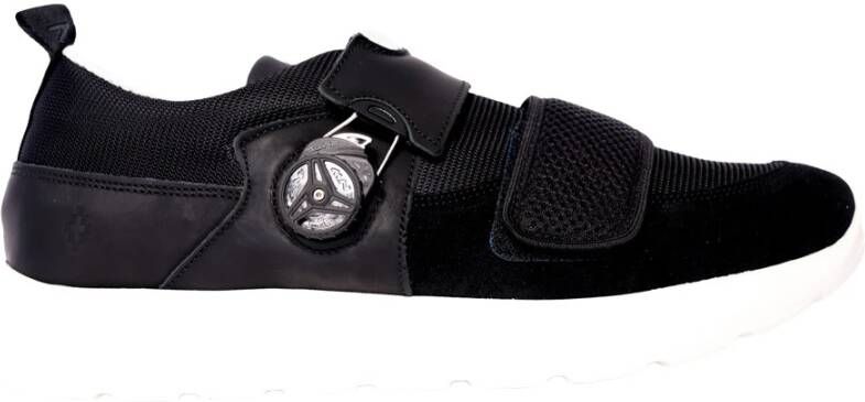 Marcelo Burlon Zwart Wit Runninglow Sneakers Black Heren
