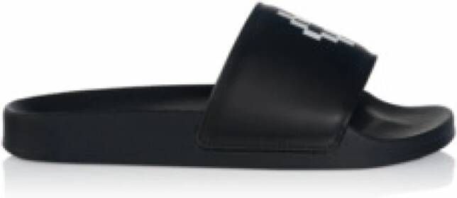 Marcelo Burlon Zwarte herensandalen Stijlvol en comfortabel