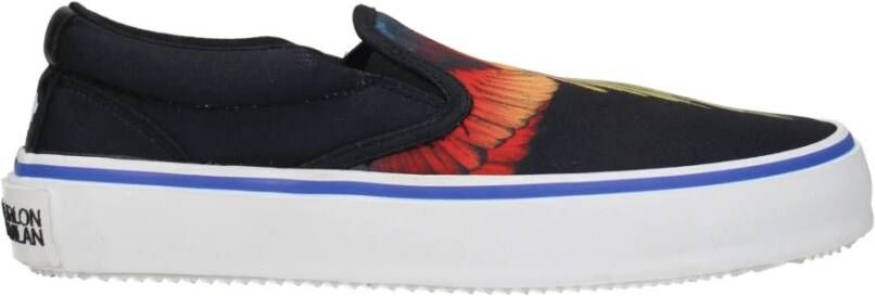 Marcelo Burlon Zwart Rode Sneakers Hoogwaardig en Stijlvol Zwart Heren