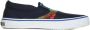 Marcelo Burlon Zwarte Slip-On Sneakers met Multicolor Print Zwart Heren - Thumbnail 1