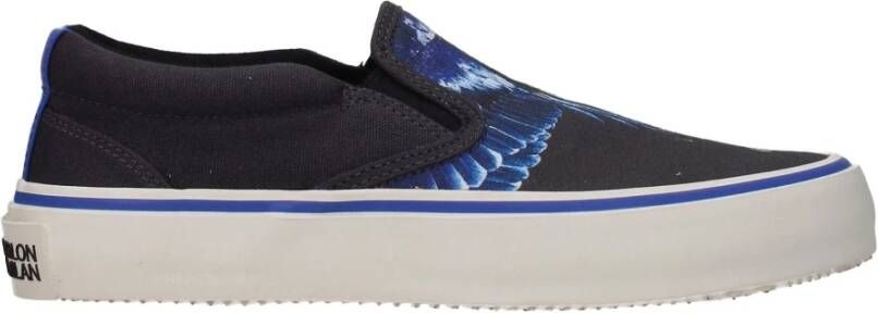 Marcelo Burlon Zwarte Stoffen Instaploafer