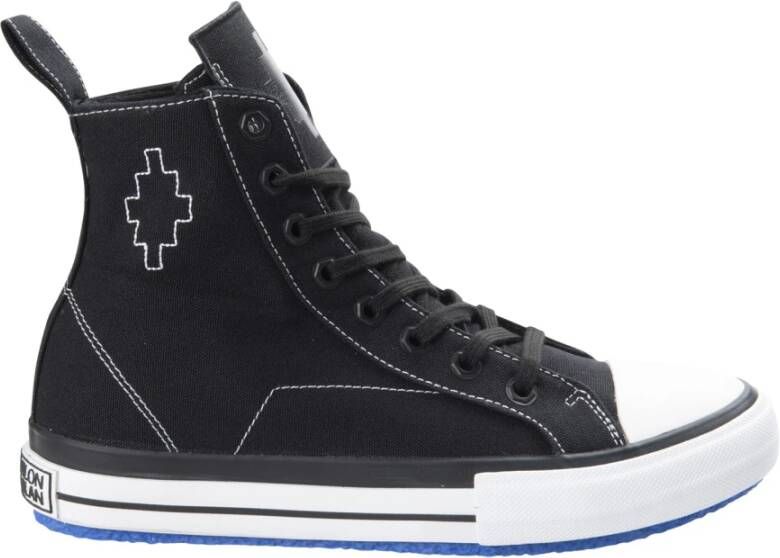 Marcelo Burlon Zwarte Stoffen Sneakers Vernieuw Je Stijl Black Heren