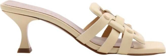 March23 Heeled Sandals Geel Dames