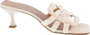March23 March 23 Louelle Ivory slippers ecru Wit Dames