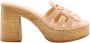 March23 Tiger Mule Instappers Beige Dames - Thumbnail 2