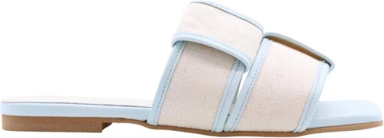 March23 Sliders comfortables pour homme Beige Dames