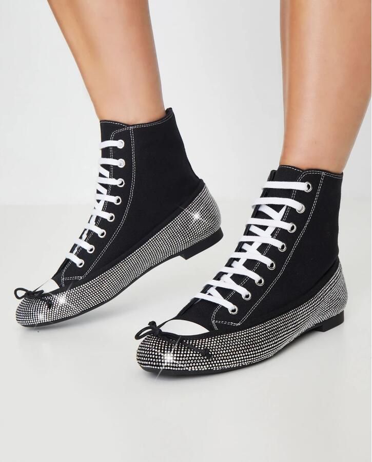Marco De Vincenzo Canvas Ballerina Sneakers - Foto 2
