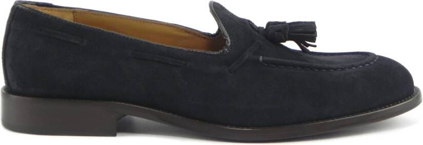 Marco Ferretti Blauwe Nappine Loafers Blue Heren