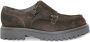 Birkenstock Taupe Suède Sandaal met Dubbele Gesp Beige - Thumbnail 2