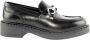 Marco Ferretti Zwarte Leren Loafer Accessoire Black Dames - Thumbnail 1