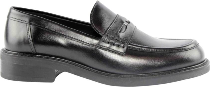 Marco Ferretti Zwarte Loafer Schoenen Black Dames