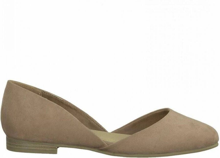 Marco Tozzi Nude Casual Lage Hak Ballerina's - Foto 3