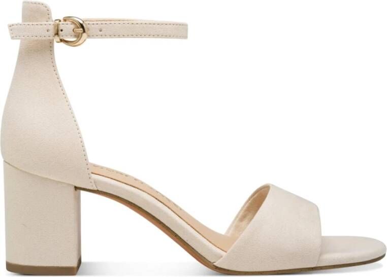 Marco Tozzi Beige Platte Sandalen voor Vrouwen
