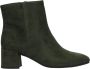 Marco tozzi Groene Suedine Enkellaars met Golvend Patroon Green Dames - Thumbnail 3