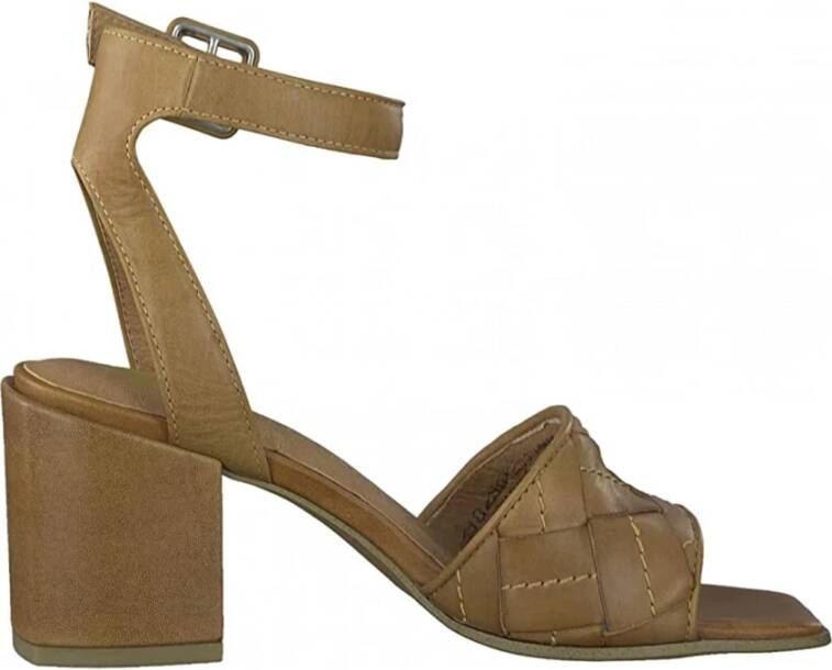 Marco Tozzi Bruine Strappy Sandalen voor Dames
