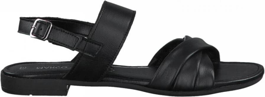 Marco Tozzi Dames Sandaal 2 2 28156 36 001 zwart F breedte
