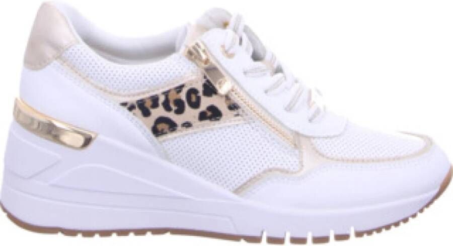 Marco Tozzi Sneakers met sleehak vrijetijdsschoen lage schoen veterschoen met buitenrits - Foto 2