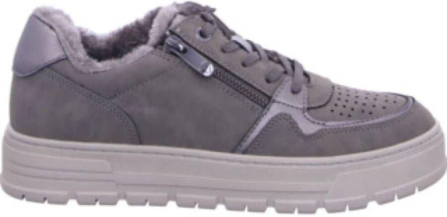 Marco Tozzi Comfort Veterschoenen voor Dames in Grafiet