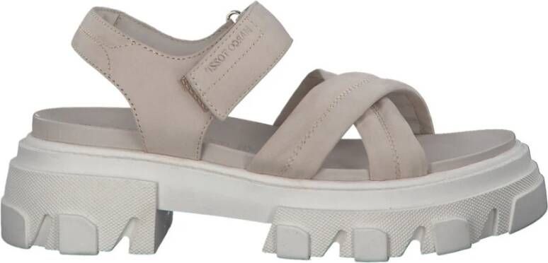 Marco tozzi Flat Sandals Beige Dames