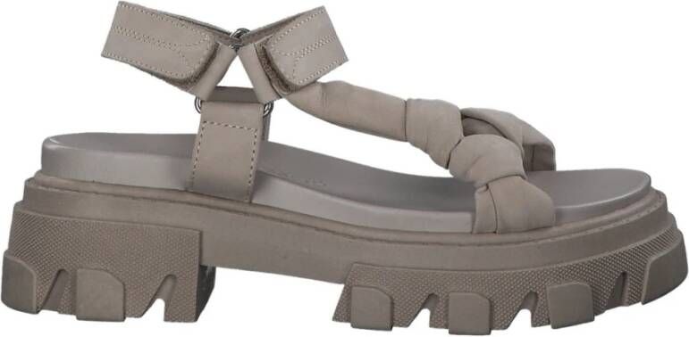 marco tozzi Flat Sandals Grijs Dames