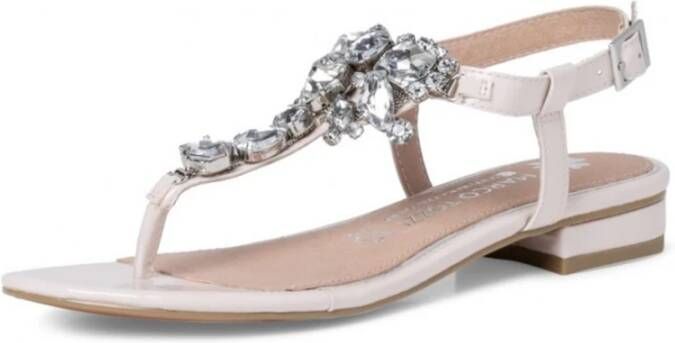 Marco Tozzi Gele Platte Sandalen