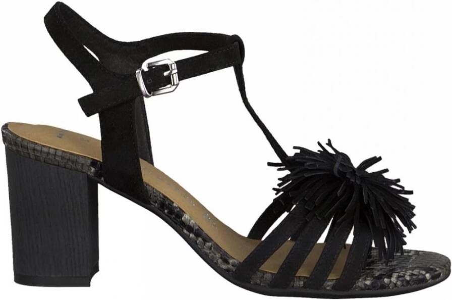 Marco tozzi Middle Heel Sandals Zwart Dames