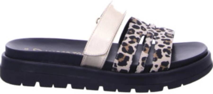 Marco Tozzi Leopardstijl Dames Slippers