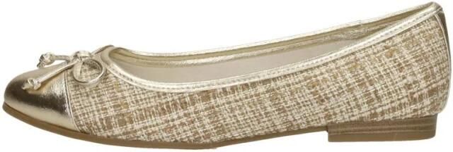 Marco Tozzi MT Vegan Soft Lining + Feel Me insole Dames Ballerina's CREAM MULTI - Foto 4