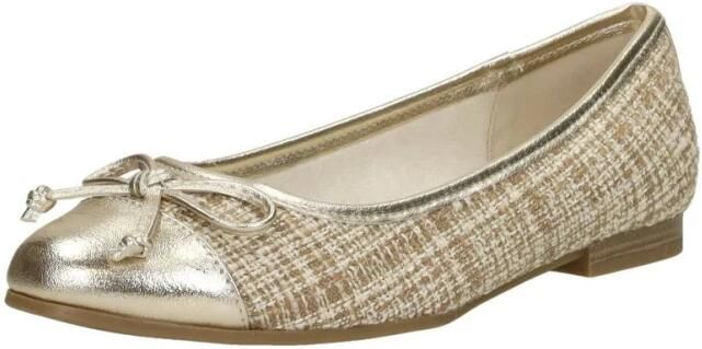 Marco Tozzi MT Vegan Soft Lining + Feel Me insole Dames Ballerina's CREAM MULTI - Foto 5