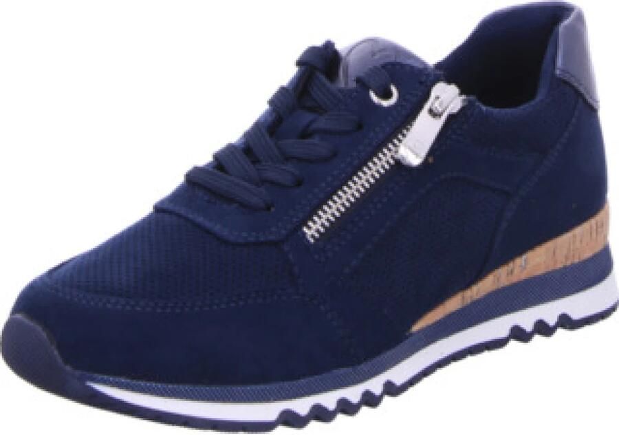 Marco Tozzi Sneakers met sleehak vrijetijdsschoen lage schoen veterschoen in vegan uitvoering - Foto 7