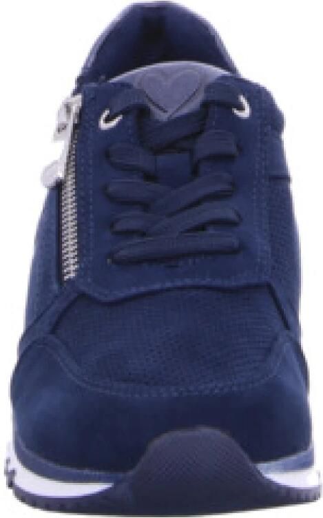 Marco Tozzi Sneakers met sleehak vrijetijdsschoen lage schoen veterschoen in vegan uitvoering - Foto 10