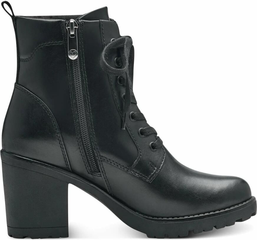 Marco Tozzi MT Vegan Feel Me insole Dames Lace Boot Heel BLACK - Foto 5